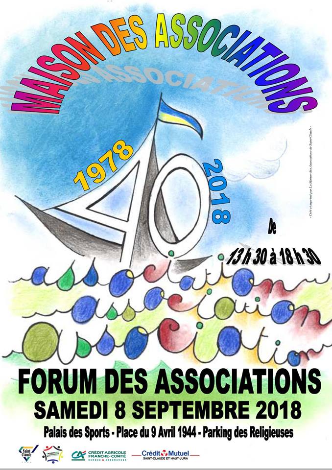 forum des associations de Saint-Claude, septembre 2018