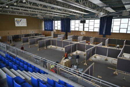 Les tissus sont posés